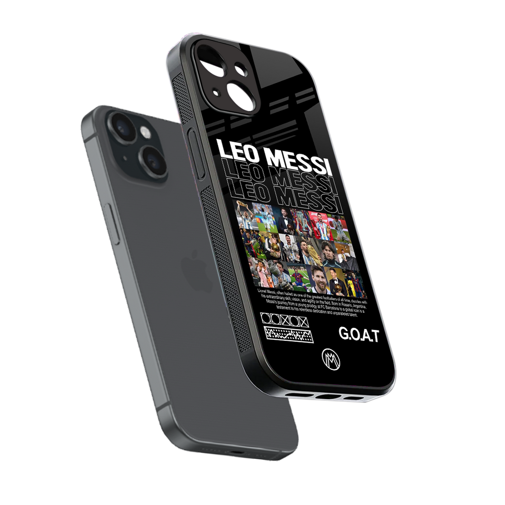 leo messi back phone cover | glass case for iphone 13