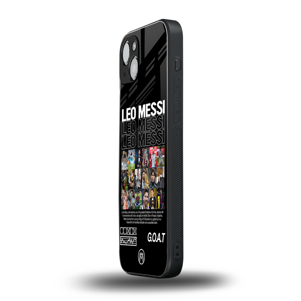leo messi back phone cover | glass case for iphone 13