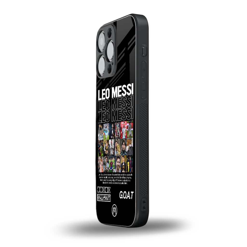 leo messi back phone cover | glass case for iphone 15 pro max