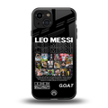 leo messi back phone cover | glass case for iphone 15