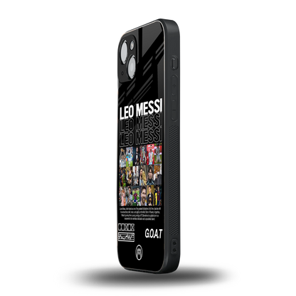 leo messi back phone cover | glass case for iphone 14