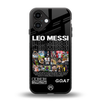 leo messi back phone cover | glass case for iphone 16