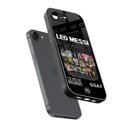 leo messi back phone cover | glass case for iphone 16e