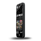 leo messi back phone cover | glass case for iphone 16e