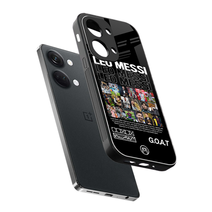 leo messi back phone cover | glass case for oneplus nord 3