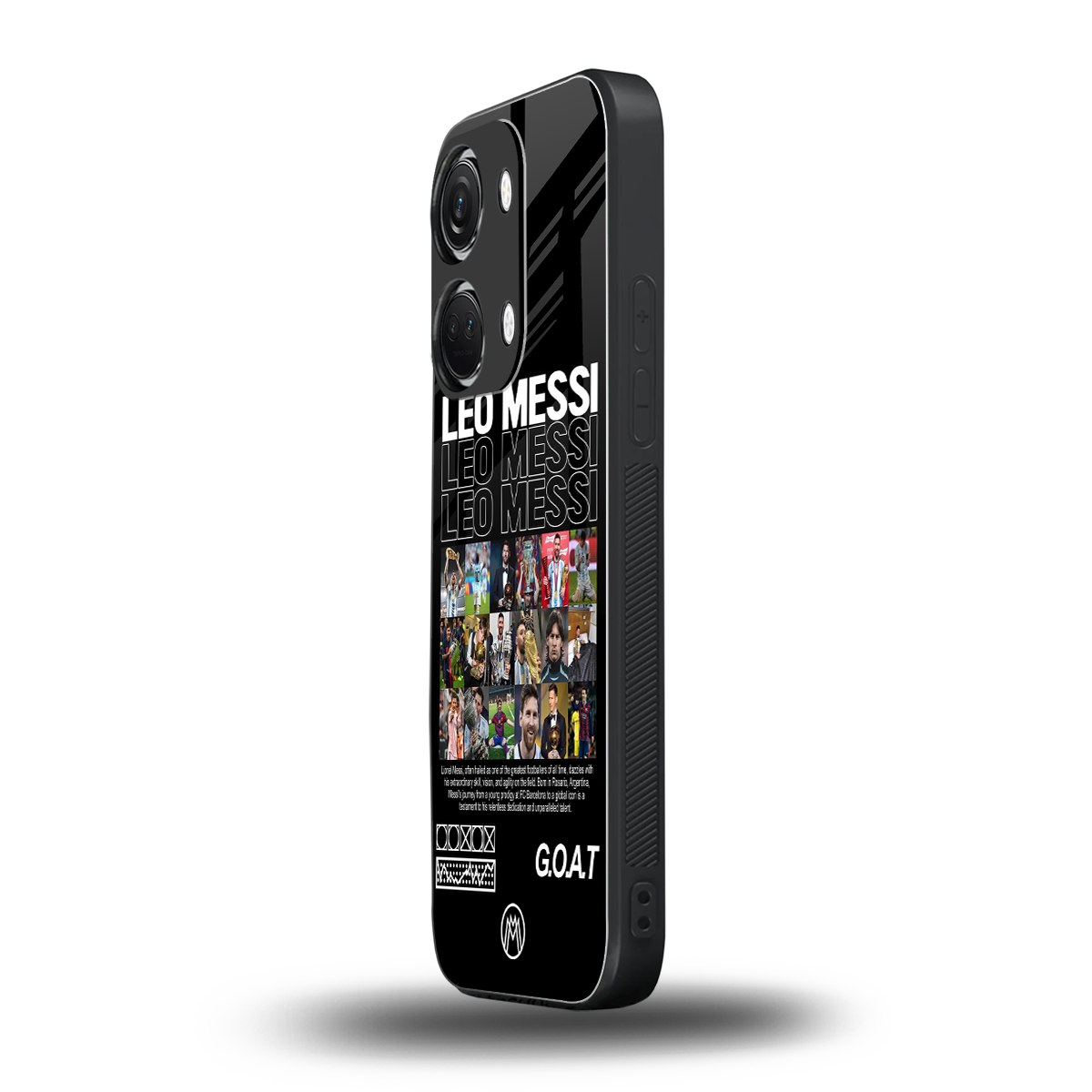 leo messi back phone cover | glass case for oneplus nord 3