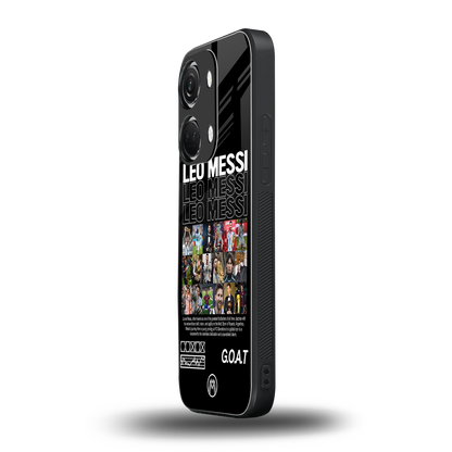 leo messi back phone cover | glass case for oneplus nord 3