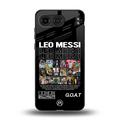 leo messi back phone cover | glass case for oneplus nord 4