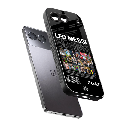 leo messi back phone cover | glass case for oneplus nord 4