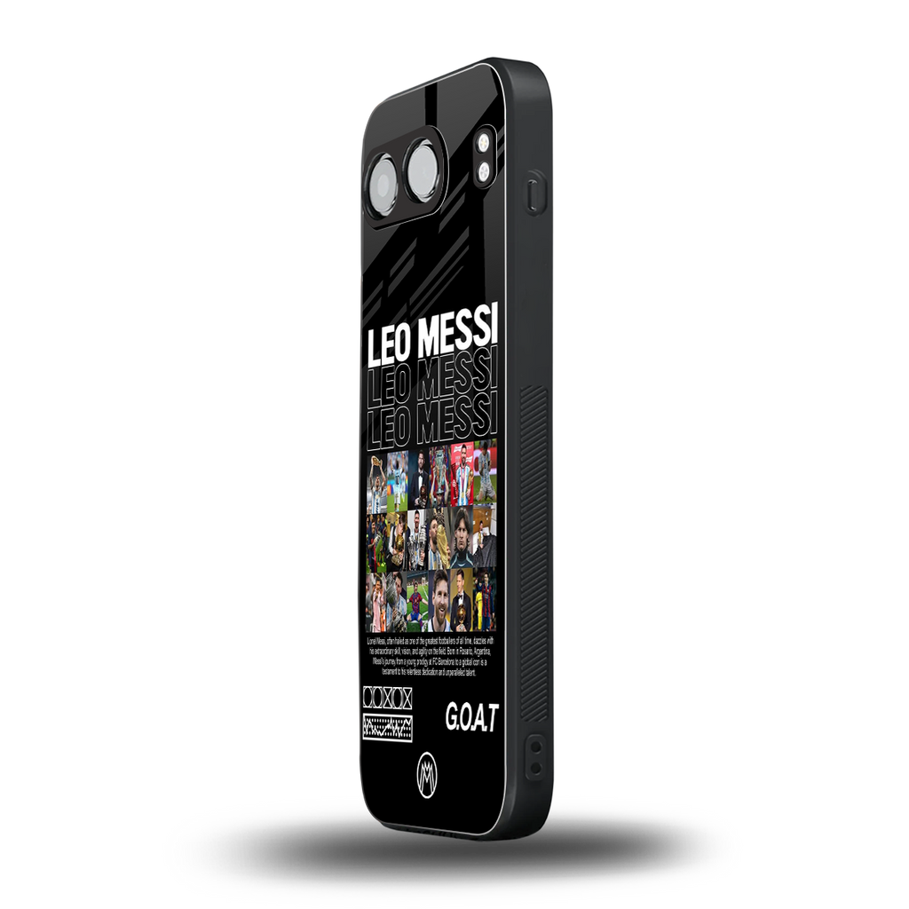 leo messi back phone cover | glass case for oneplus nord 4