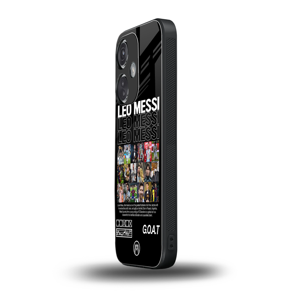 leo messi back phone cover | glass case for oneplus nord ce 3
