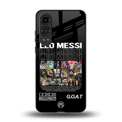 leo messi back phone cover | glass case for oneplus nord ce 4 lite