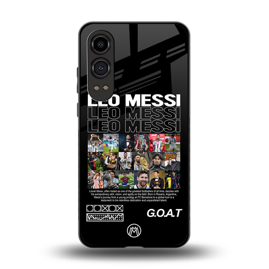 leo messi back phone cover | glass case for oneplus nord ce 4 lite