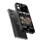 leo messi back phone cover | glass case for oneplus nord ce 4 lite