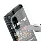 leo messi back phone cover | glass case for oneplus nord ce 4 lite