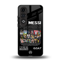 leo messi back phone cover | glass case for oneplus nord ce 4