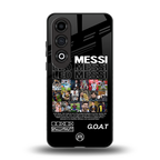 leo messi back phone cover | glass case for oneplus nord ce 4