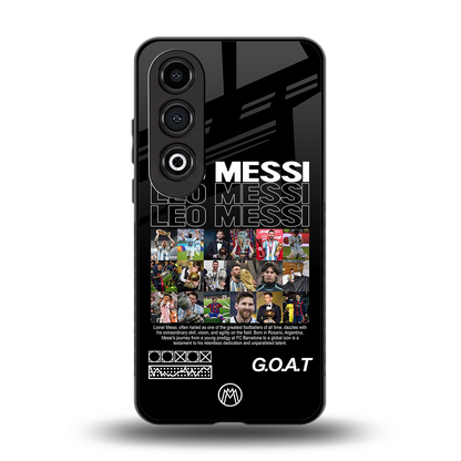 leo messi back phone cover | glass case for oneplus nord ce 4