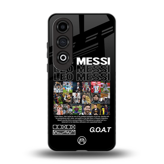 leo messi back phone cover | glass case for oneplus nord ce 4