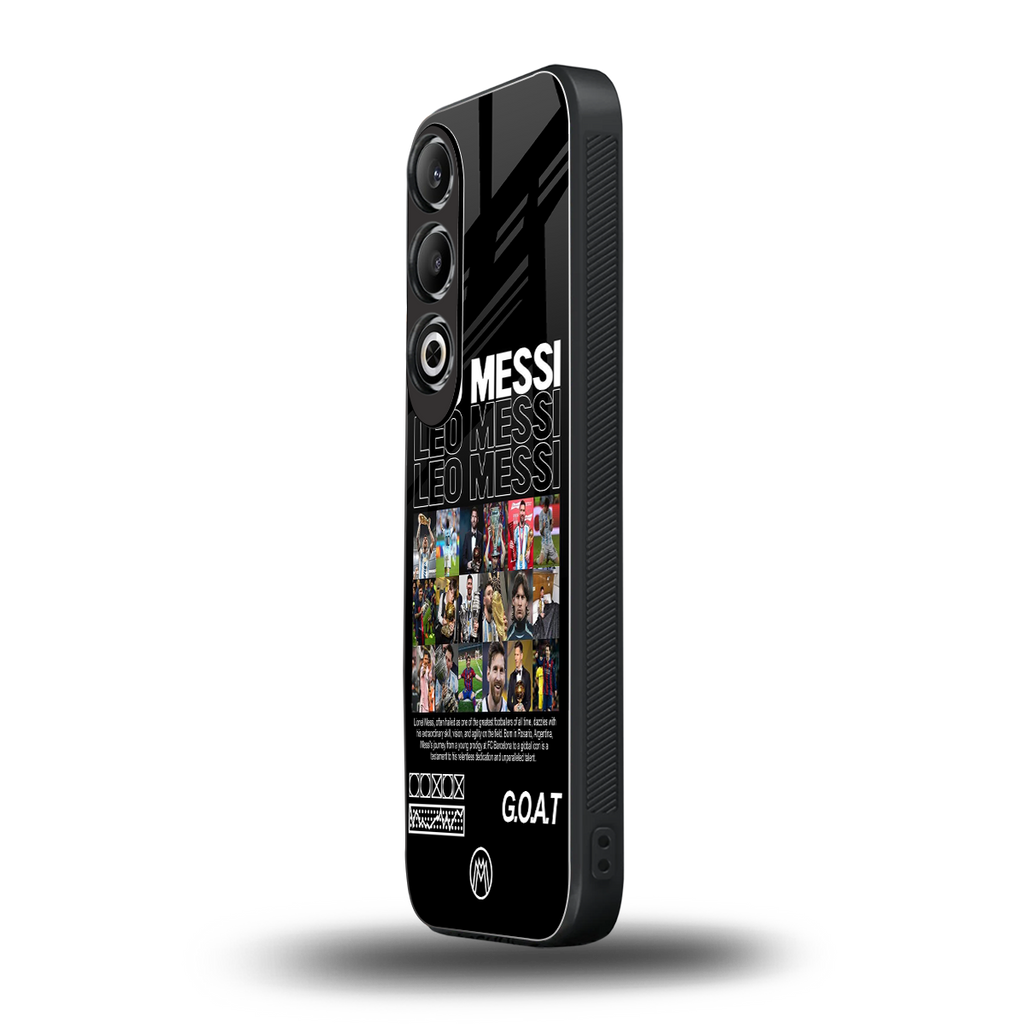 leo messi back phone cover | glass case for oneplus nord ce 4