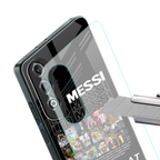 leo messi back phone cover | glass case for oneplus nord ce 4