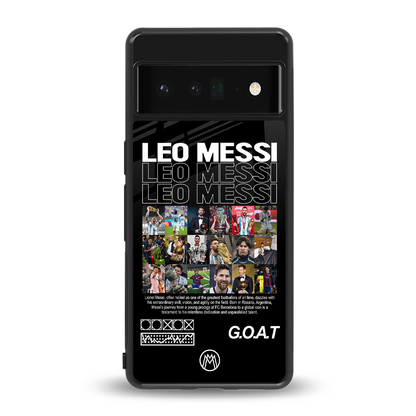 leo messi back phone cover | glass case for google pixel 6 pro