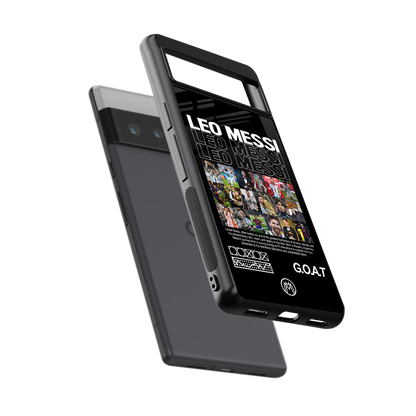 leo messi back phone cover | glass case for google pixel 6 pro