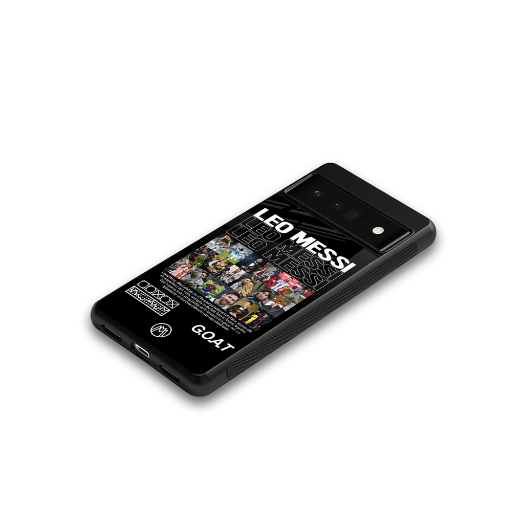 leo messi back phone cover | glass case for google pixel 6 pro