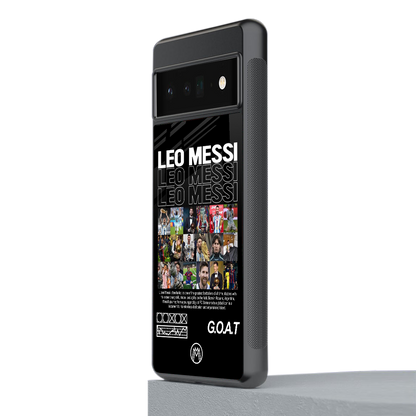 leo messi back phone cover | glass case for google pixel 6 pro