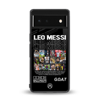 leo messi back phone cover | glass case for google pixel 6
