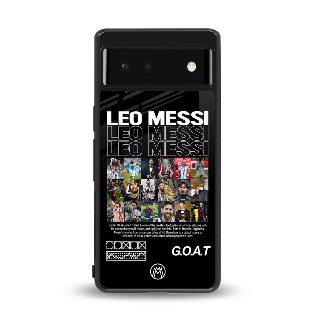leo messi back phone cover | glass case for Google Pixel 6A