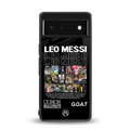 leo messi back phone cover | glass case for Google Pixel 6A