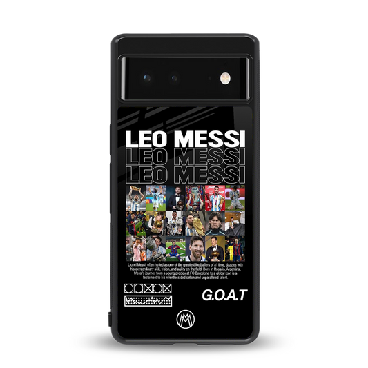 leo messi back phone cover | glass case for Google Pixel 6A