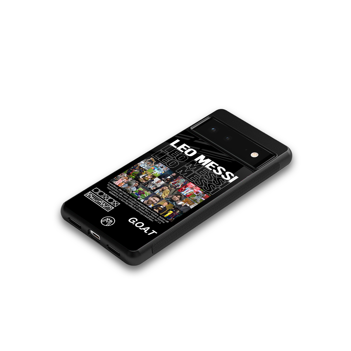leo messi back phone cover | glass case for google pixel 6
