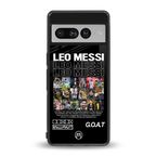 leo messi back phone cover | glass case for google pixel 7 pro