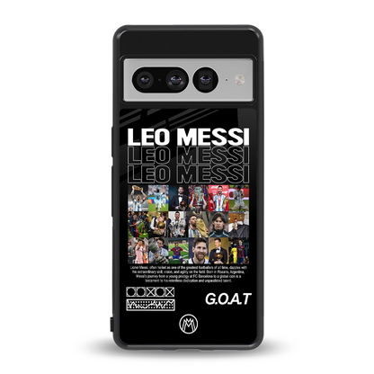 leo messi back phone cover | glass case for google pixel 7 pro