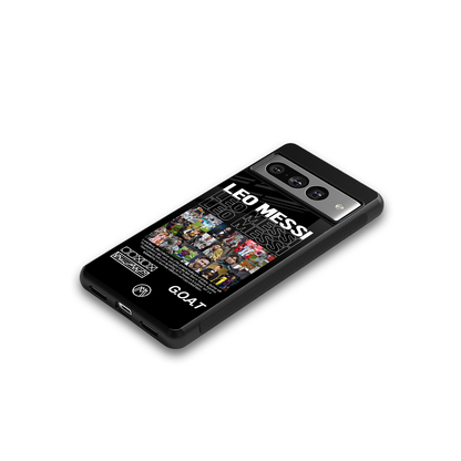 leo messi back phone cover | glass case for google pixel 7 pro