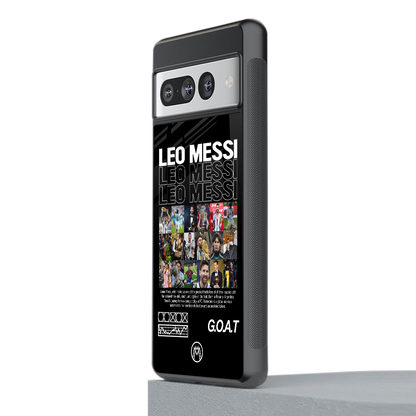 leo messi back phone cover | glass case for google pixel 7 pro