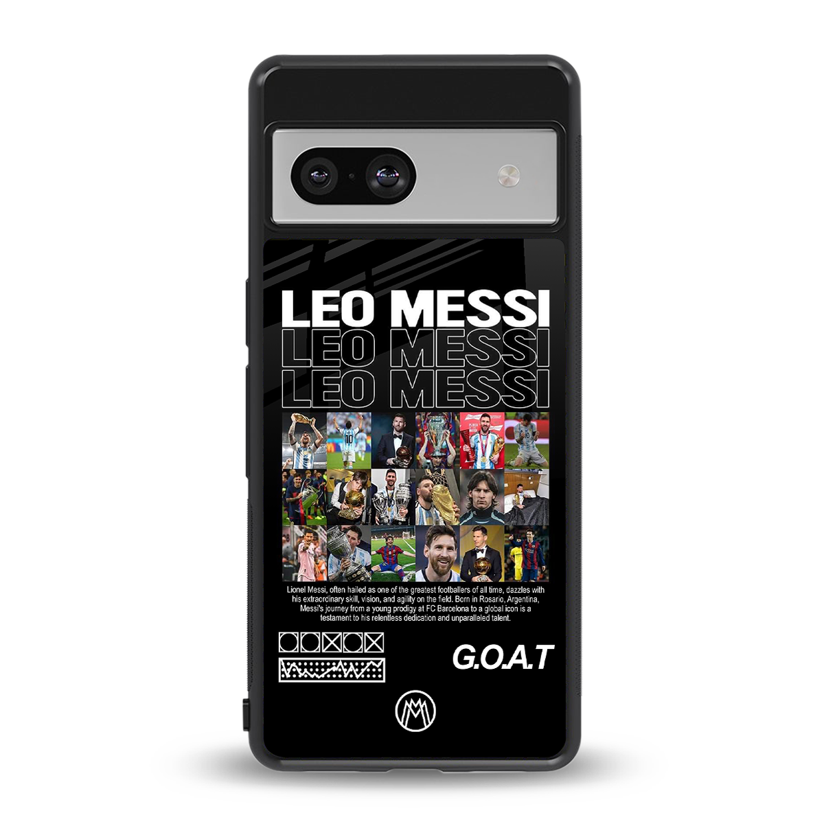 leo messi back phone cover | glass case for Google Pixel 7A