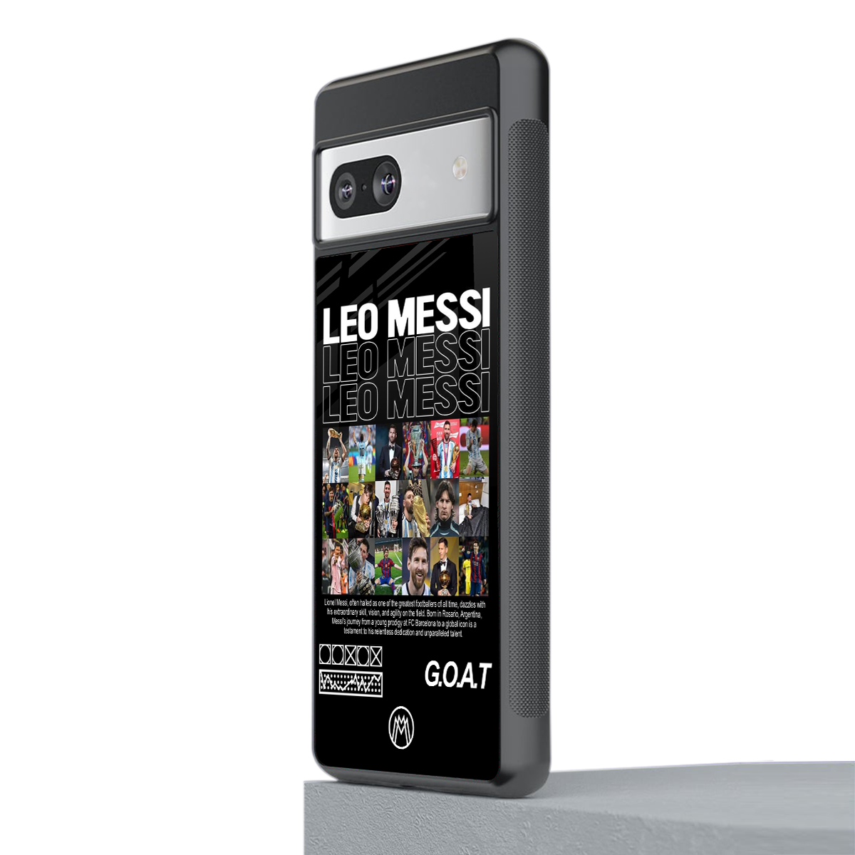 leo messi back phone cover | glass case for Google Pixel 7A