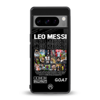 leo messi back phone cover | glass case for google pixel 8 pro