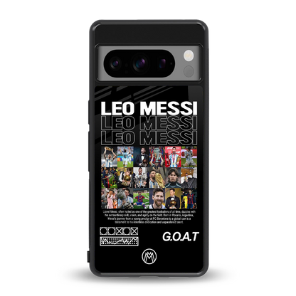 leo messi back phone cover | glass case for google pixel 8 pro