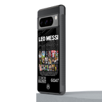 leo messi back phone cover | glass case for google pixel 8 pro