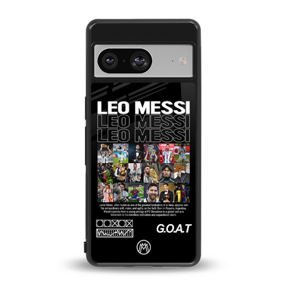 leo messi back phone cover | glass case for Google Pixel 8