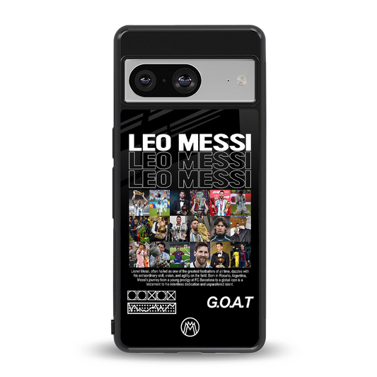 leo messi back phone cover | glass case for Google Pixel 8