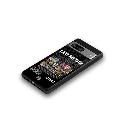 leo messi back phone cover | glass case for Google Pixel 8