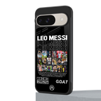 leo messi back phone cover | glass case for google pixel 9