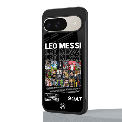leo messi back phone cover | glass case for google pixel 9