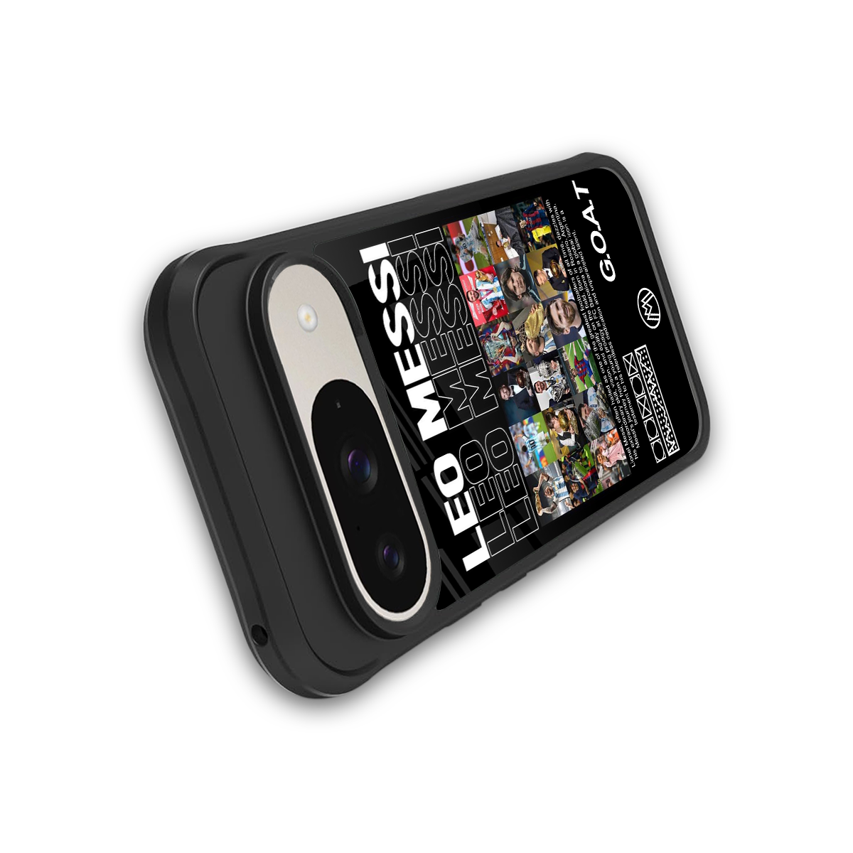 leo messi back phone cover | glass case for google pixel 9