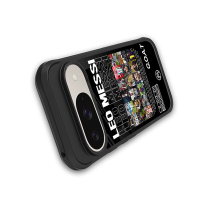 leo messi back phone cover | glass case for google pixel 9